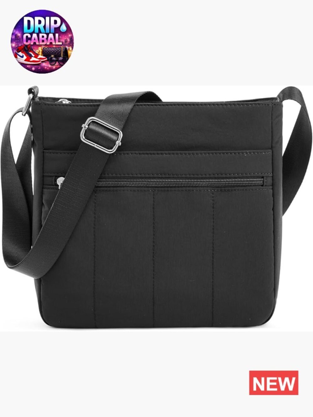 Nylon Crossbody Bag for Women, Lightweight Quilted Shoulder Handbag Travel Work